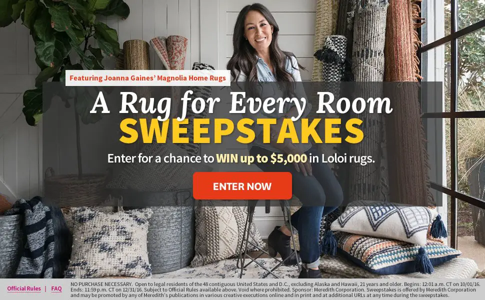 A Rug For Every Room Sweepstakes!