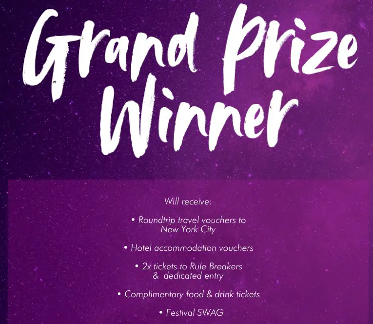 Rule Breakers Sweepstakes