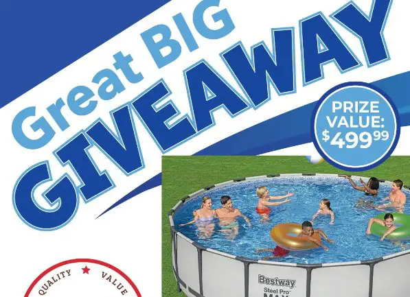 Runnings Great Big Giveaway -  Win A Bestway Swimming Pool