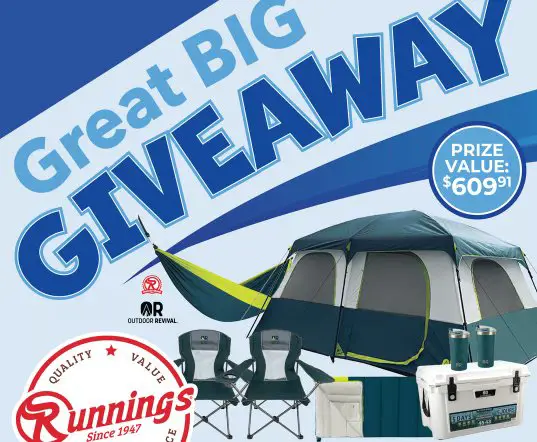 Runnings Great Big May Giveaway - Win an Outdoor Revival Camping Package