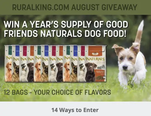 Rural King Dog Food Giveaway