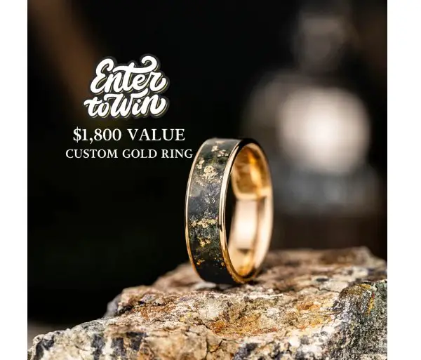 Rustic & Main Giveaway - Win A $1,800 Custom Made Gold Ring