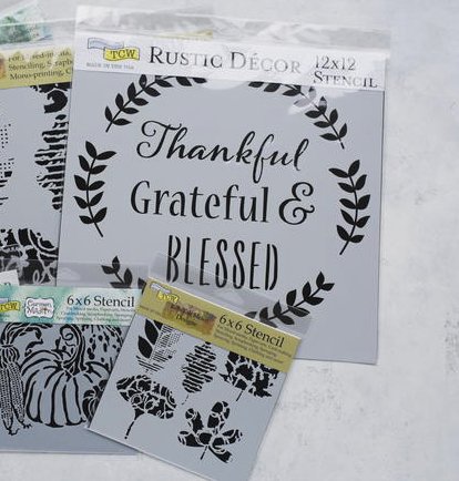 Rustic Decor Fall Stencils Giveaway