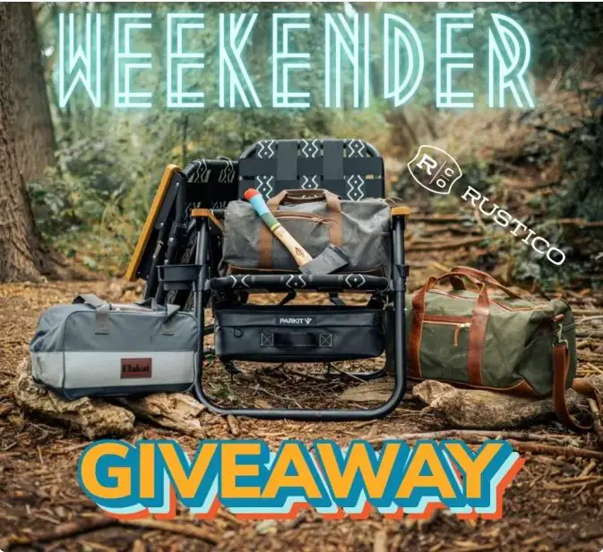 Rustico Weekender Giveaway – Win A $1,400 Weekender Giveaway Package