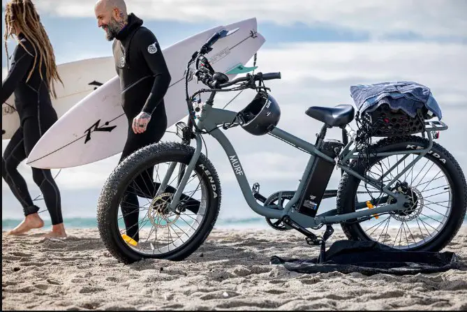 Rusty Surfboards Bike To Surf Sweepstakes - Win A Murf Higgs Step Thru e-Bike & More (2 Winners)
