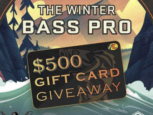 RustyAngler Winter Bass Pro Gift Card Giveaway