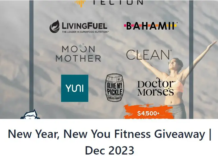 RY Outfitters New Year, New You Fitness Giveaway - Win A $4,700+ Wellness/ Fitness Prize Package