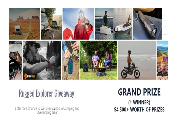 RY Outfitters Rugged Explorer Giveaway - Win Over $4,500 In Camping/Outdoor Gear