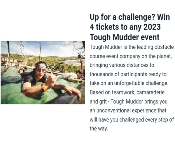 RyOutfitters.com Summer Giveaway - Win 4 Tickets To A Tough Mudder Event & More