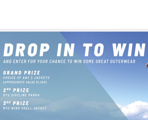 RYU Outerwear Sweepstakes