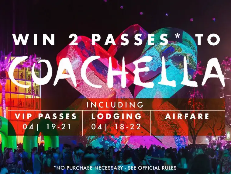 Safilo Carrera Coachella VIP Sweepstakes - Win A Trip For 2  + VIP Tickets To The Coachella Music Festival