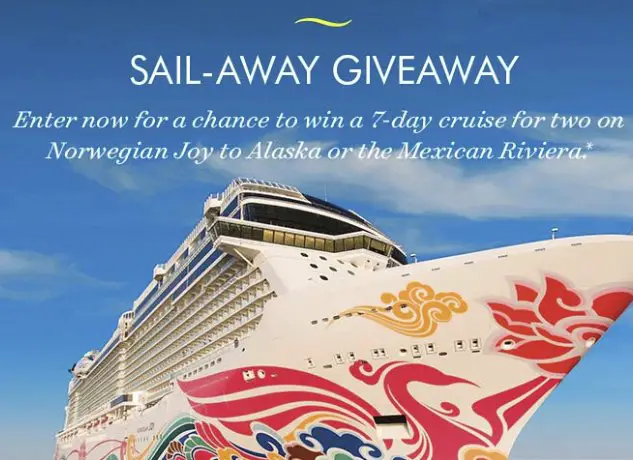 Sail-Away Giveaway $3,000