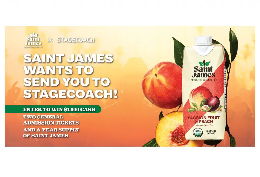Saint James Wants To Send You To Stagecoach Sweepstakes - Win 2 GA Tickets To Stagecoach Festival & More
