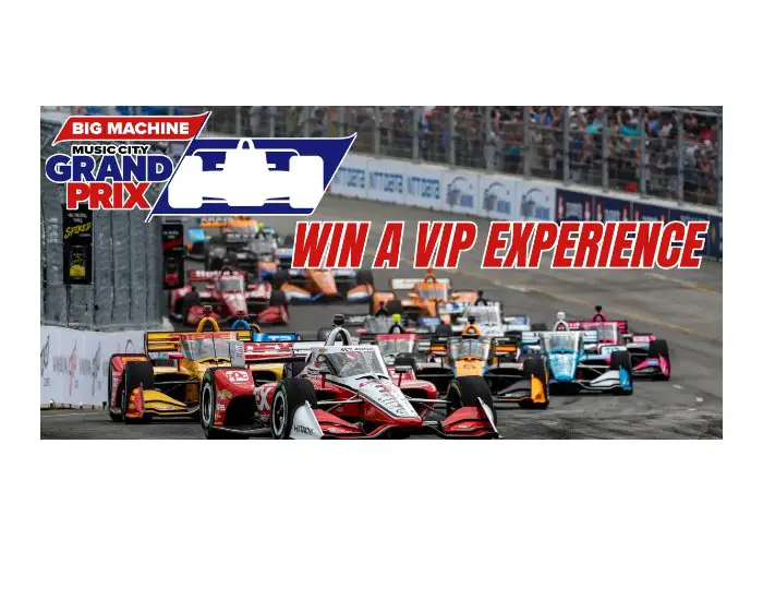 Salem Media Big Machine Music City Grand Prix VIP Package - Win 2 IndyCar VIP Race Packages