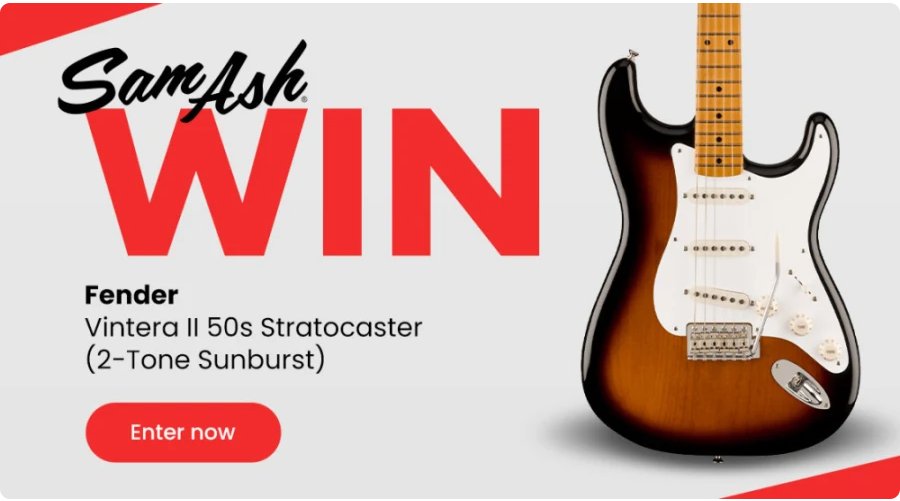 Sam Ash Fender Vintera II 50s Stratocaster Giveaway - Win A Guitar