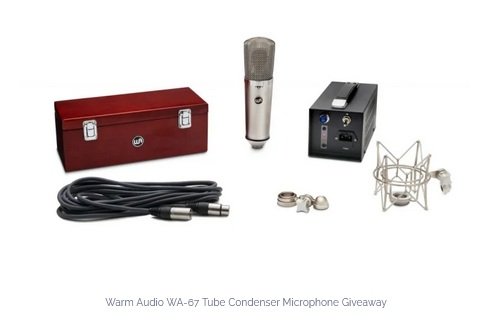 Sam Ash Giveaways - Win a Warm Audio WA-67 Tube Condenser Microphone