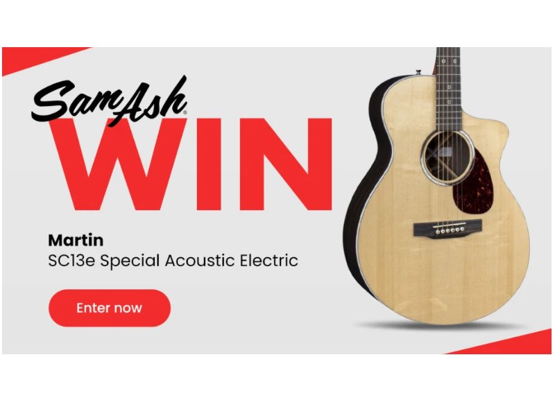 Sam Ash Music Giveaway - Win A Martin SC-132e Special Acoustic-Electric Guitar