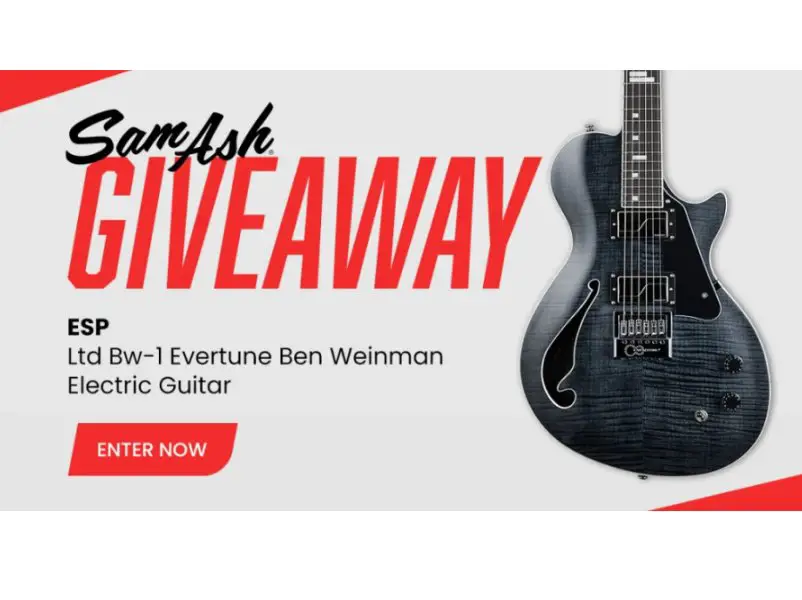 Sam Ash Music Giveaway - Win An ESP Electric Guitar