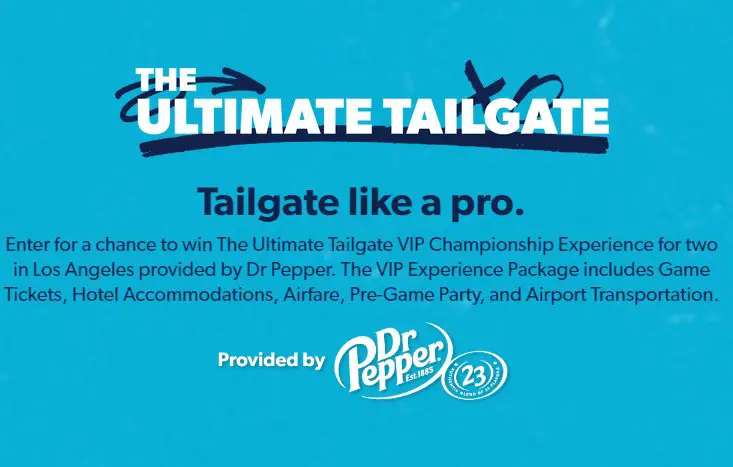 Sam's Club Ultimate Tailgate VIP Championship Sweepstakes - Win A Trip For Two People To Los Angeles For The CFP National Championship