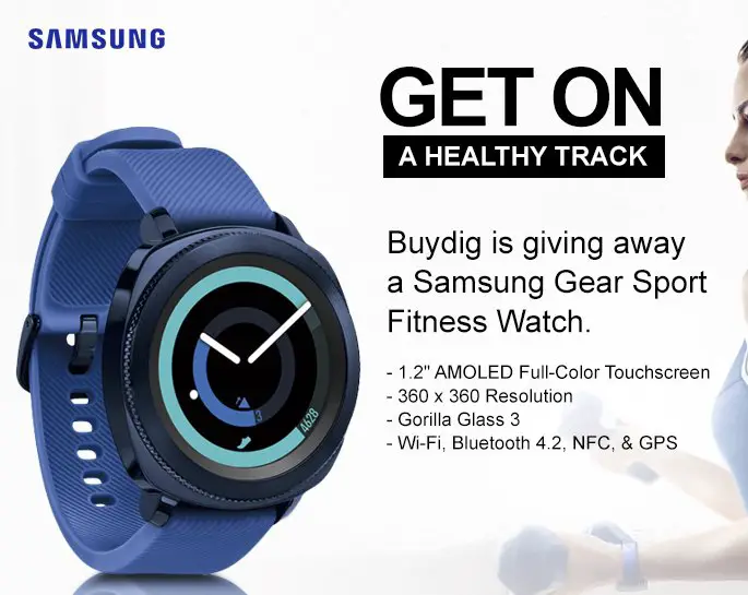 Samsung Sport Fitness Watch Sweepstakes