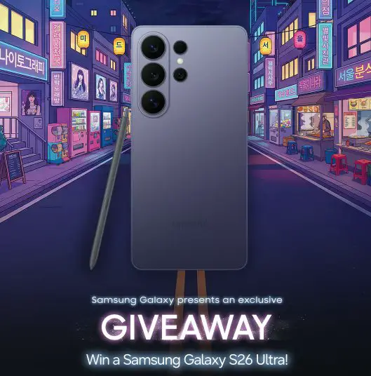 Samsung x DIVE Studios Galaxy S26 Ultra Giveaway - Win a Samsun Galaxy S26 Ultra Phone