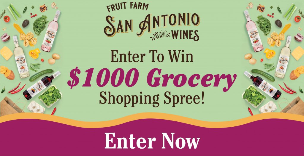 San Antonio Fruit Farms Grocery Haul Sweepstakes - Win A $1,000 Gift Card