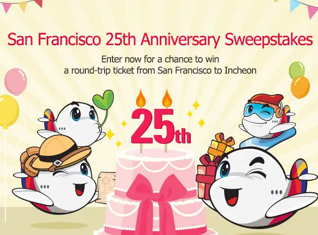 San Francisco 25th Anniversary Sweepstakes