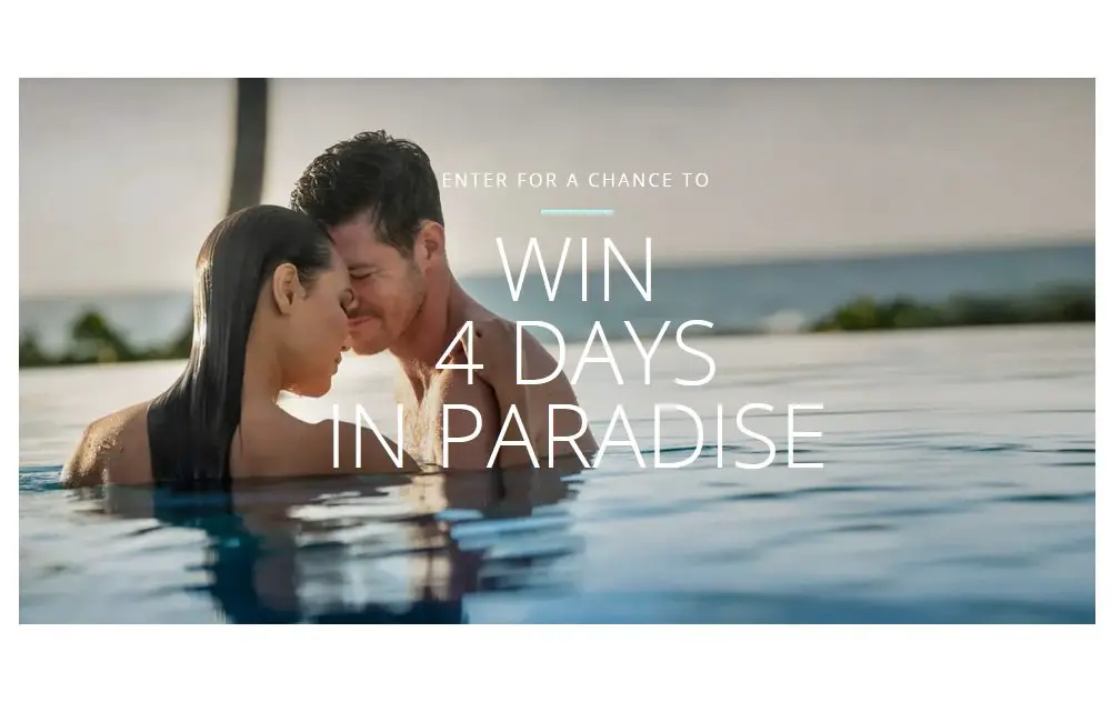 Sandals 4 Days In Paradise Sweepstakes - All-Inclusive Vacation Package For 2