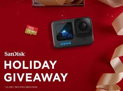 SanDisk Holiday Giveaway – Win A Waterproof Camera + Memory Card (2 Winners)