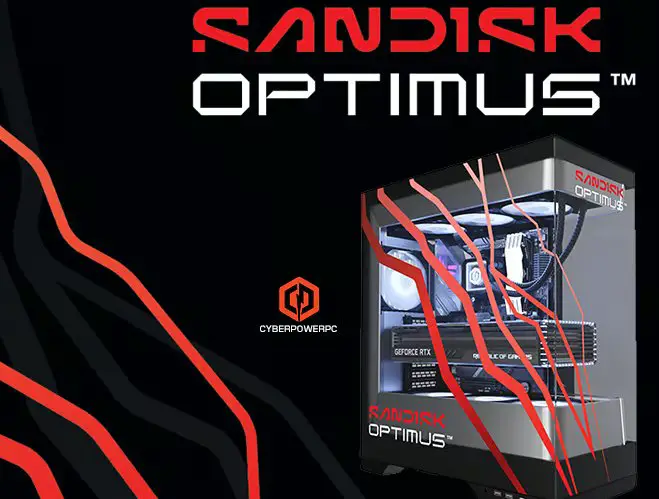 Sandisk Optimus ReWired College Tour 2026 Sweepstakes - Win a CyberPower Gaming PC