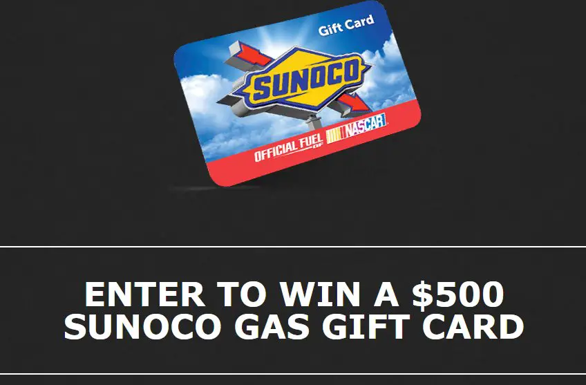 Sandri and Sunoco Sweepstakes - $500 Gas Gift Cards, 5 Winners