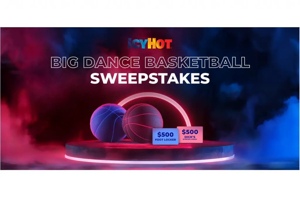 Sanofi Icy Hot - The Big Dance Basketball Giveaway - Win A Signed Ball & Gift Cards (2 Winners)