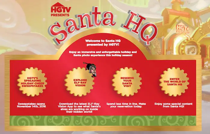 Santa HQ Reservations Sweepstakes!