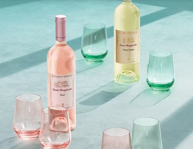 Santa Margherita Summer Sweepstakes - Win a set of 6 colored Estelle glasses