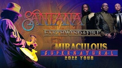 Santana + EWF: Miraculous Supernatural Tour SiriusXM Sweepstakes - Win VIP Tickets + Brand New Guitar!