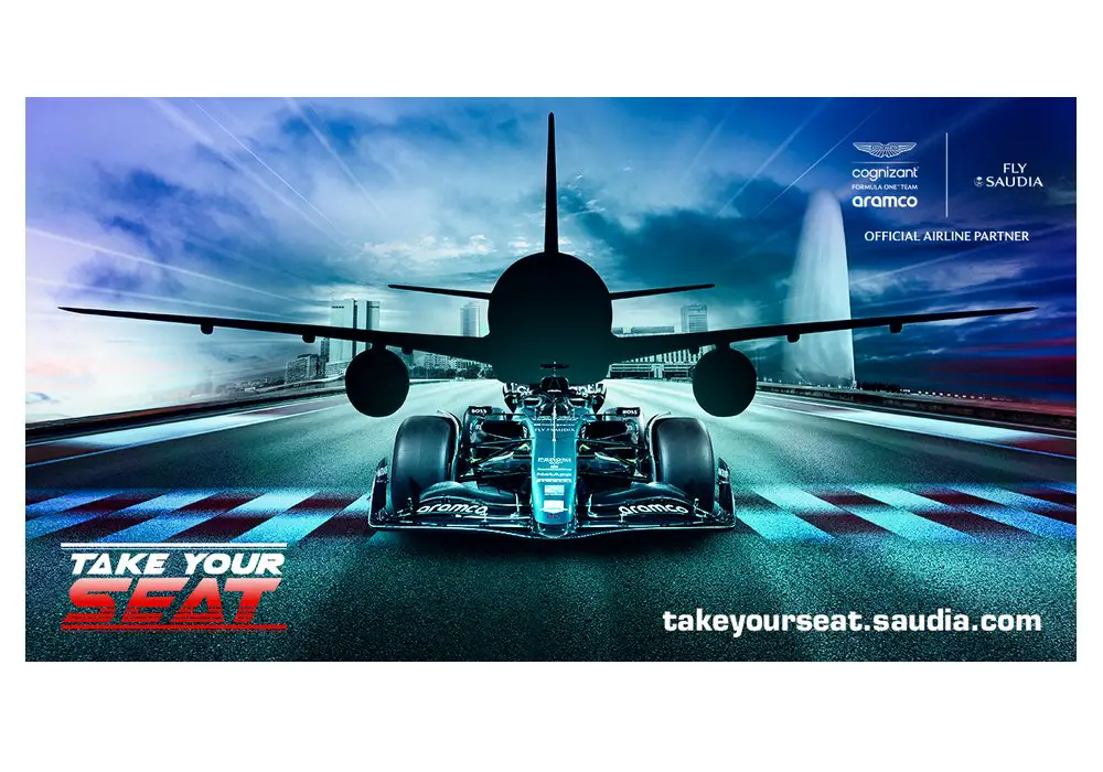 Saudia Airlines X Aston Martin Take Your Seat - Win A Trip For 2 To The Silverstone Grand Prix