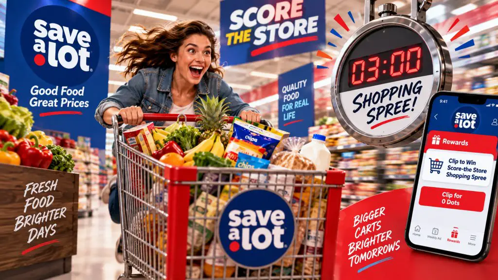 Save A Lot 2026 Score The Store Shopping Spree Sweepstakes – Win A 3-Minute Shopping Spree