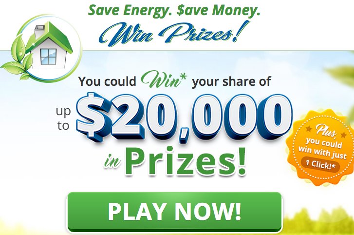 Save Energy. $ave Money. Win Prizes.