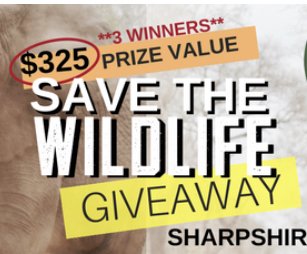 Save the Wildlife Giveaway
