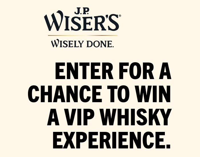 Sazerac Company J.P. Wiser’s VIP Weekend Sweepstakes - Win A Trip For 2 To Detroit & More