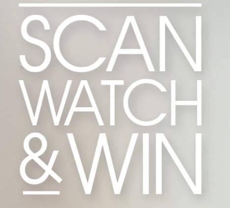Scan, Watch, and Win! $3,460,000.00 in Prizes