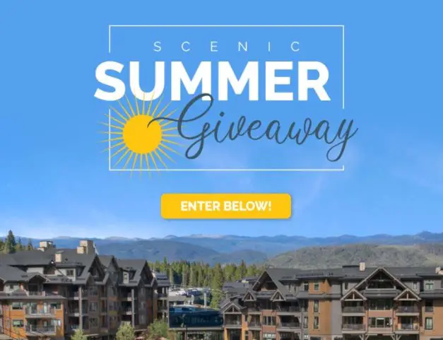 Scenic Summer Giveaway 2022 - Win A $4,000 Vacation for Four In Colorado