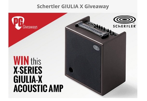 Schertler GIULIA X Giveaway - Win an Acoustic Amplifier