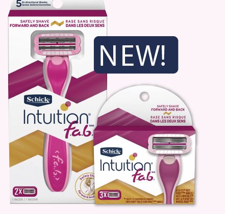Schick Intuition f.a.b Razor Giveaway