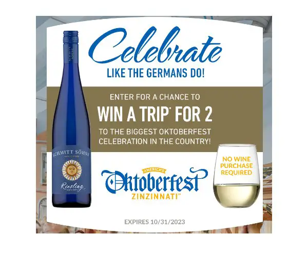 Schmitt Sohne USA Oktoberfest Sweepstakes - Win A $2,000 Gift Card