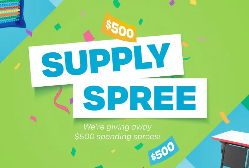 School Specialty Supply Spree Sweepstakes - Win A $500 School Supplies Shopping Spree {5 Winners}