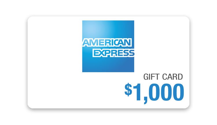 Score this $1,000 American Express Gift Card!