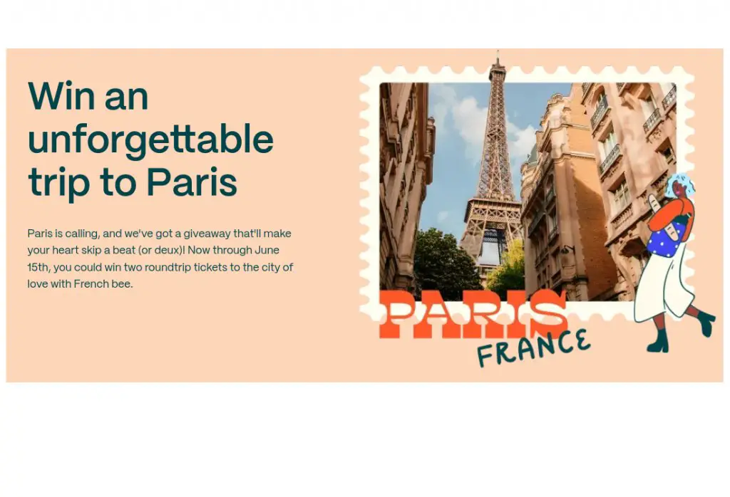 Scott's Cheap Flights Going X French Bee Sweepstakes - Win A Trip For Two To Paris And More