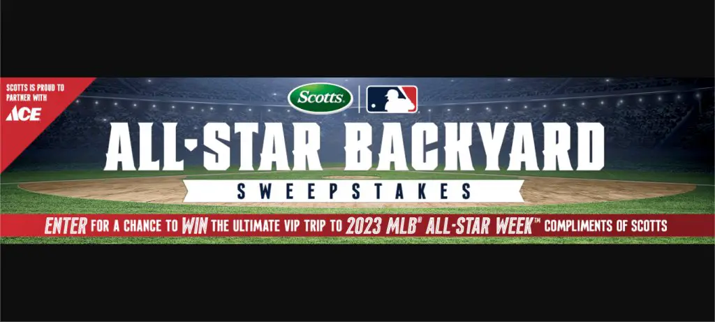 Scotts Miracle-Gro All-Star Backyard Sweepstakes - Win A Trip For Four To The MLB All-Star Game