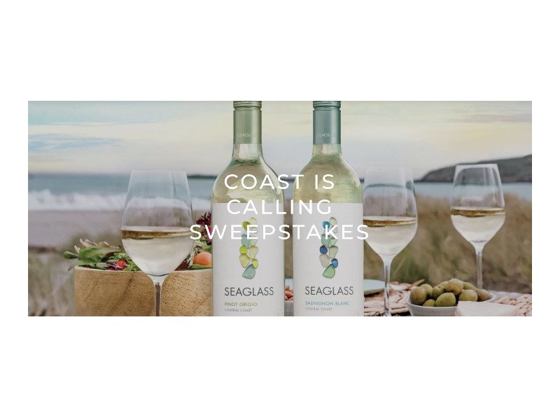 Seaglass Coastal Wines Coast Is Calling Sweepstakes - Win A $5,000 Or $500 Gift Card